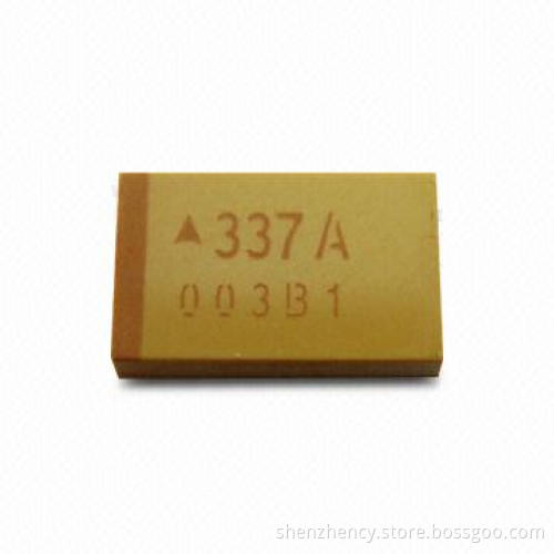 Tantalum Capacitor with 4 to 50V Voltages and 2,000 Hours Lifespan